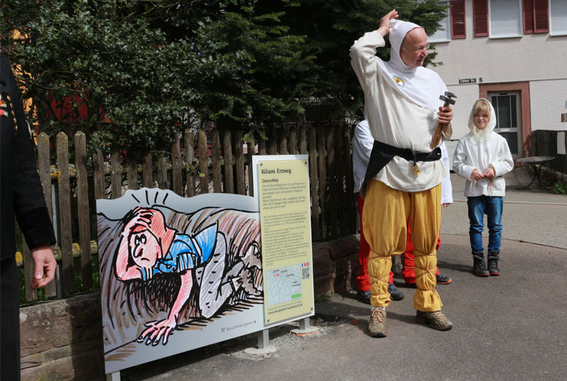 Feierliche Einweihung am Bergwerk in Neubulach