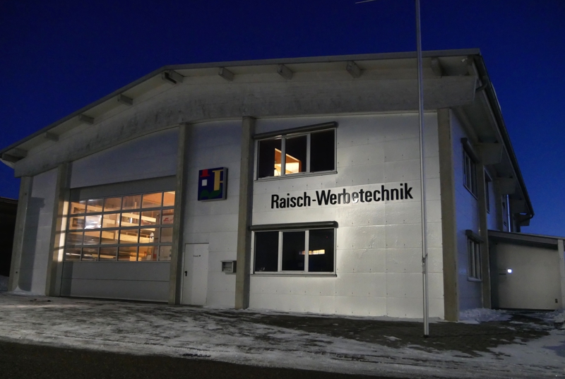 Raisch Werbetechnik, Werbung