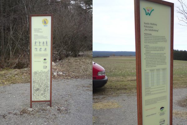 Beschilderung Wellnesswald waldachtal